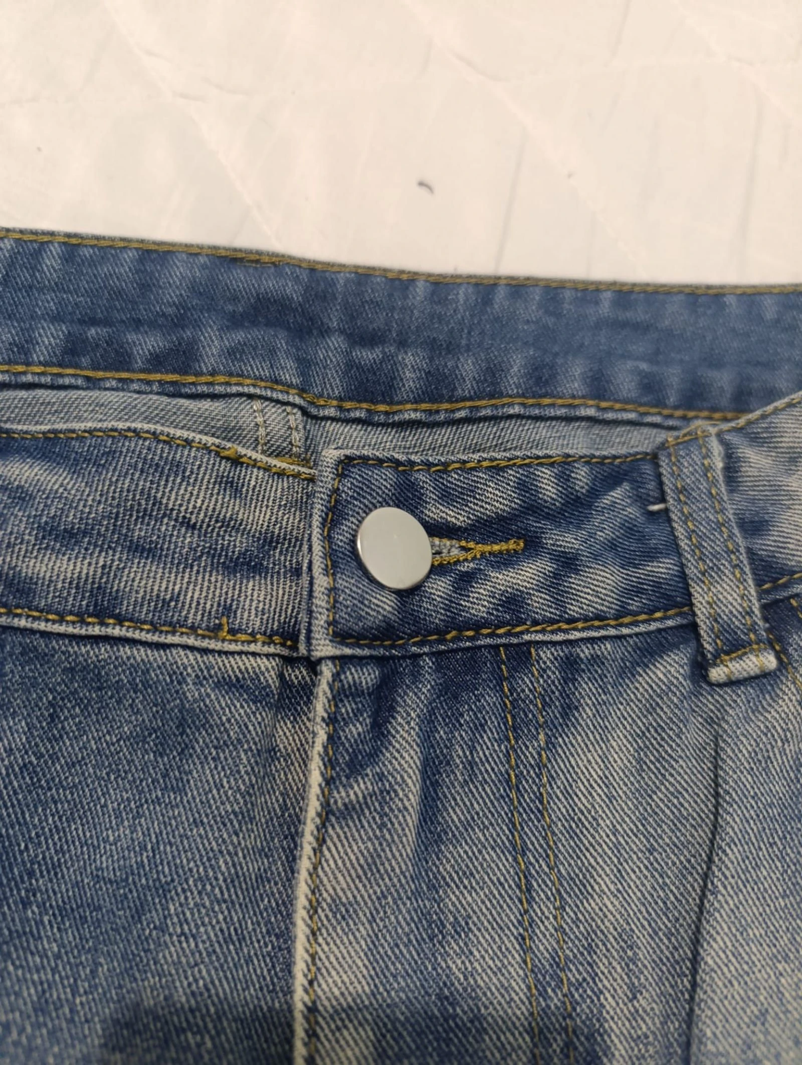 Jeans Short bermudas largas até o joelho tamanho M – photo 7